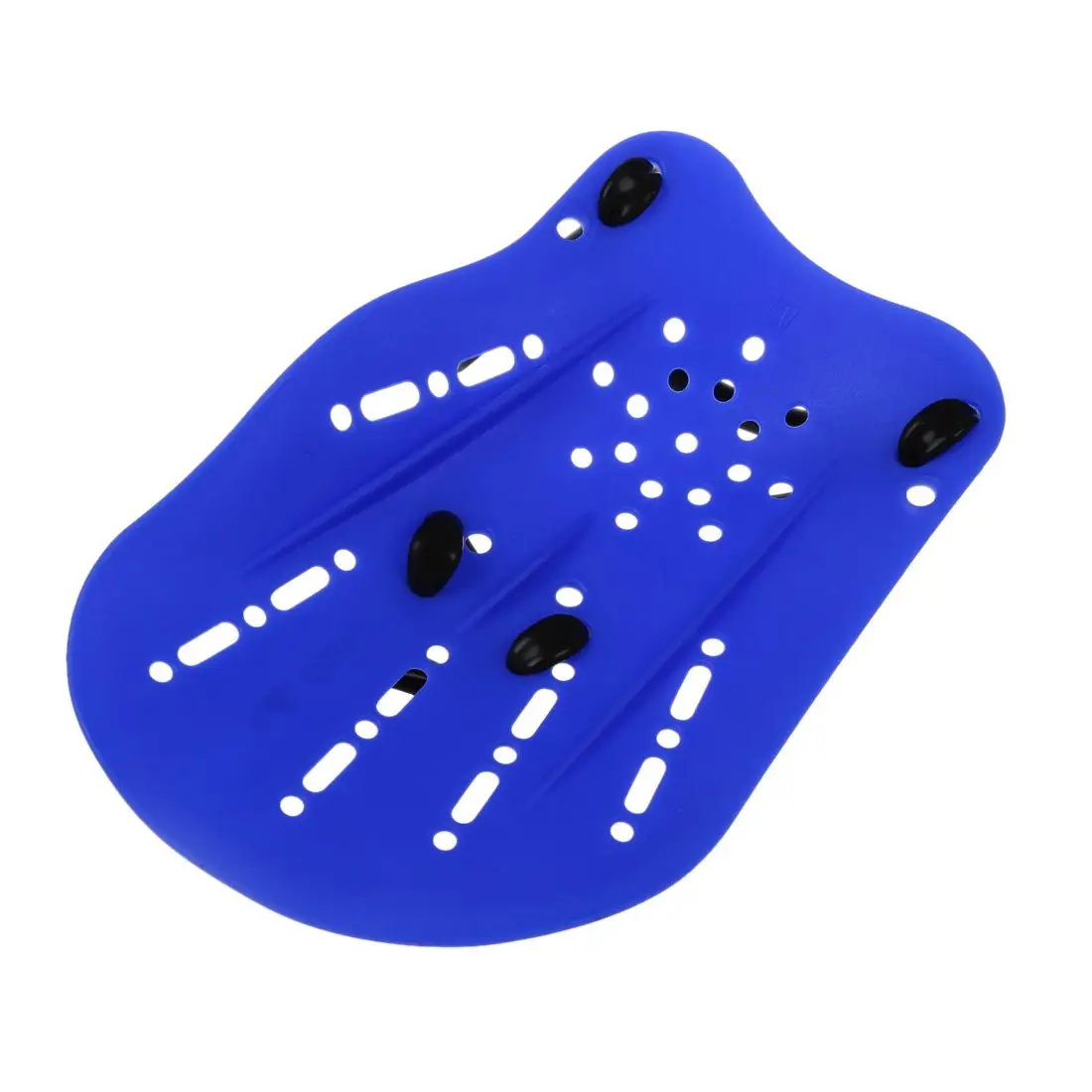 Пара темно-синий Пластик Плавательный ручной весла Перепончатые перчатки