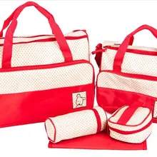 Promition! Пять частей детские пеленки мешок Мумия подгузник мешок Babyboom многофункциональный моды infanticipate плеча