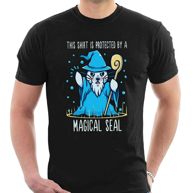 Dnd Puns Protected By A Magical Seal Pun Men'S T Shirt Men Clothing Plus Size S M L Xl Xxl Dnd Puns Protected By A Magical Seal Pun Men'S T Shirt Men Clothing Plus Size S M L Xl Xxl