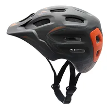 Unisex 19 vents Bicycle Motorcycle Helmet EPS Mountain Bike Cycling Helmet With removable Visor integrally molded helmet 4 color