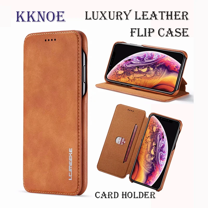 

Leather Flip Back Cover Case for iPhone X XR XS Max Case Card KickStand Holder Wallet for iPhone 5 SE 6 6s 7 8 Plus Case Fundas