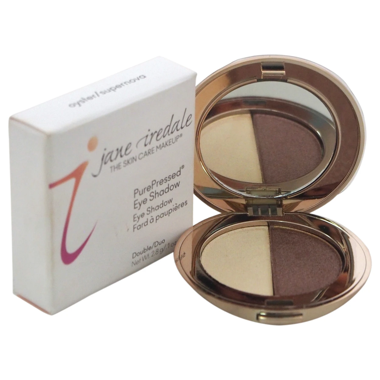 PurePressed Eye Shadow Duo Oyster/Supernova by Jane Iredale for Women 0