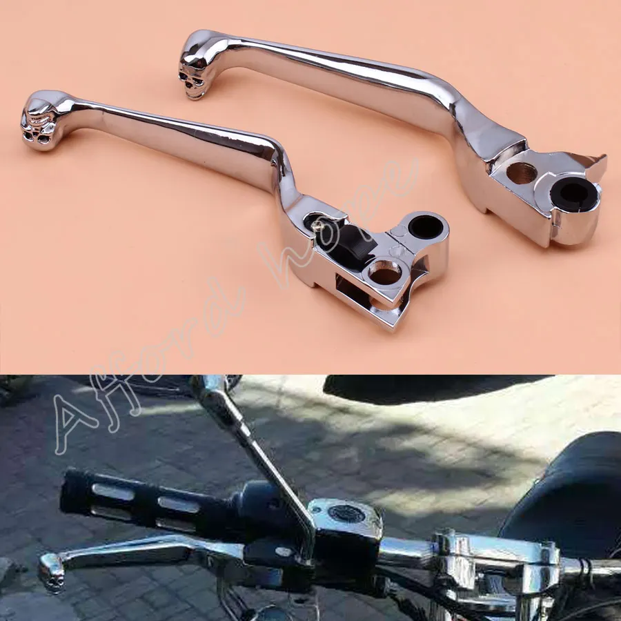 Levier de vitesses intérieur chromé Shovelhead Harley Davidson REF 33660-70