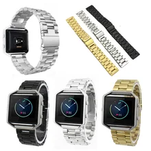Smartwatch accesorios venda del reloj de pulsera de acero inoxidable para fitbit reemplazo incendio smart watch l3fe