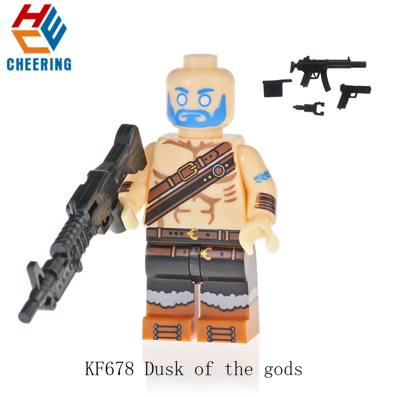 

Single Sale Building Blocks Dolls Glory White suit Burnout Vanguard Sledgehammer Gift Figures Bricks Toys for children KF678