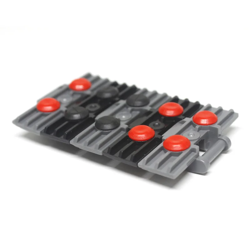

100Pcs/Lot Bulk Technic Rubber Stopper Chain link Grip Track Attachmen Bricks Toy Compatible with Tank Link