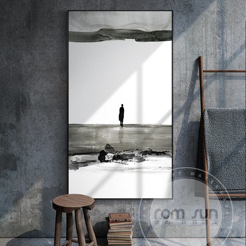 

Nostalgic Figure Canvas Painting Black and White Art Wall Picture for Living Room Bedroom Home Decor Nordic Posters and Prints
