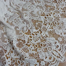 Veintage кружевная ткань с вышивкой для свадебного платья, ткань для свадебного платья, Новинка