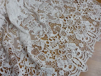 

Veintage Embroidery Lace Fabric for wedding gown fabric bridal dress fabric by the yard 2019 new