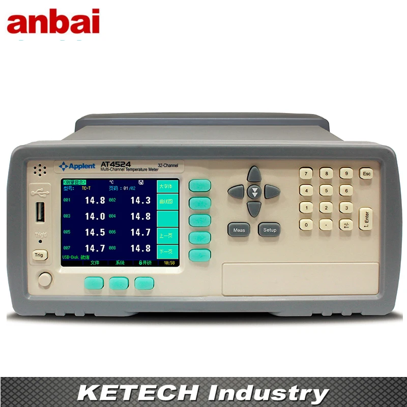 24 Channels Multi Channel Thermocouple Temperature Recorder