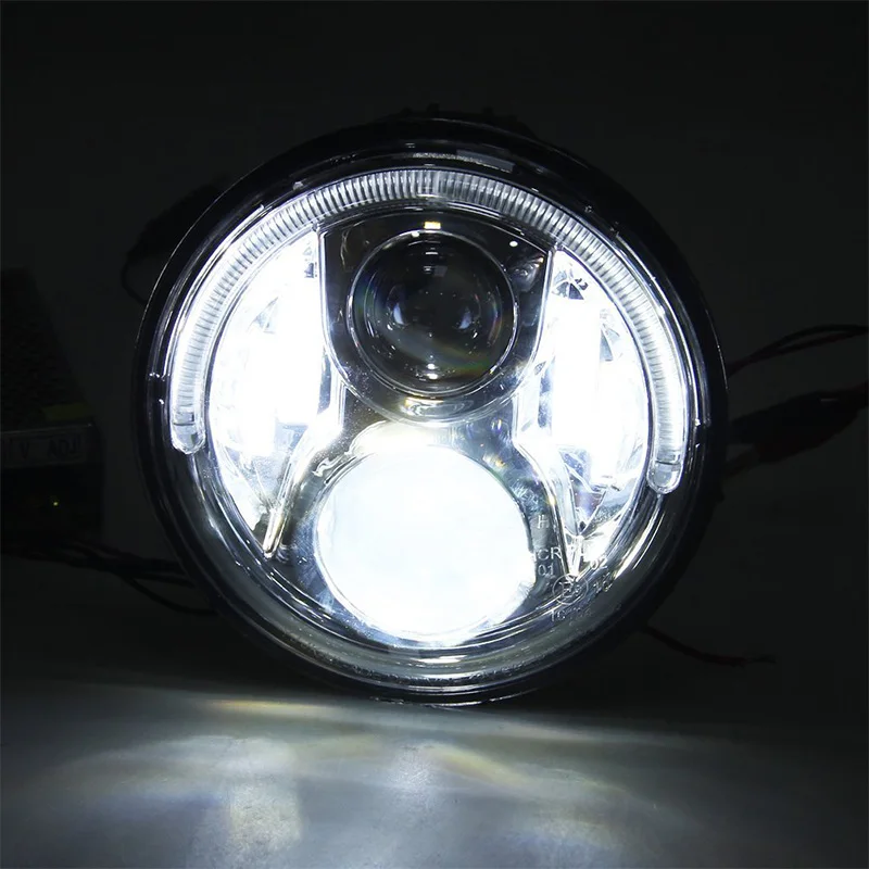 Motorcycle Headlight Led Halo Ring For Honda CB400 CB500 CB1300 Hornet 250600900 VTEC400 VTR250 CB250 Refit Round Light (4)
