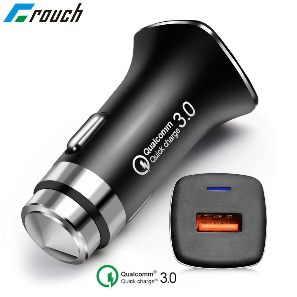 

Car Charger 5V3A Quick Charge 3.0 Car-Charger with micro usb cable Type C cable Fast USB Phone Car Charger QC2.0 Compatible