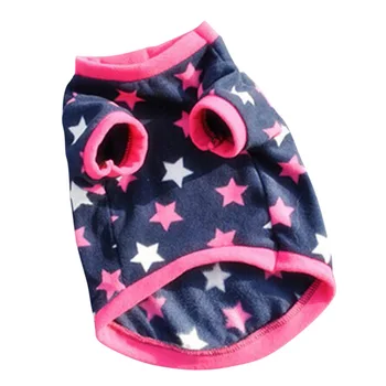 

Small Pet Dog Shirt Star Pattern Cotton Puppy Brand T Shirts Dog Summer Clothes