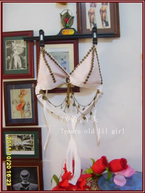 

Tribal belly dance bra B74