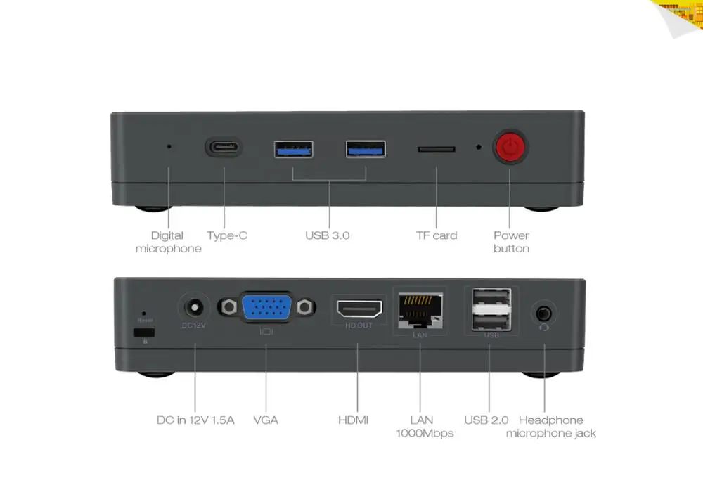 Beeink S1 Mini PC-N3450 DDR3 4+64G-06