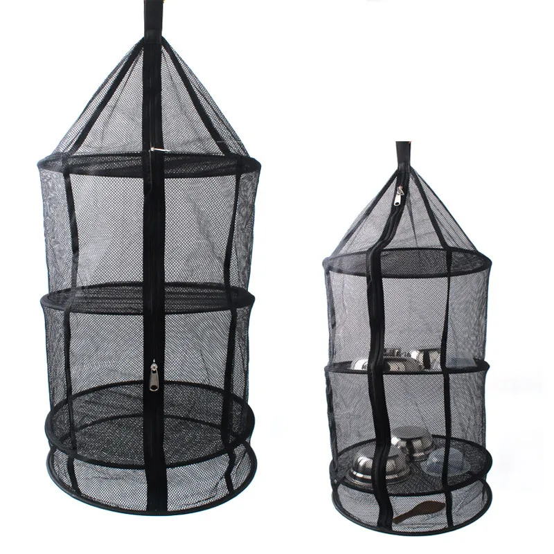 Red de secado plegable para Camping malla colgante portátil para tazón taza tenedor alimentos plato al aire libre barbacoa estante cesta de almacenamiento vajilla