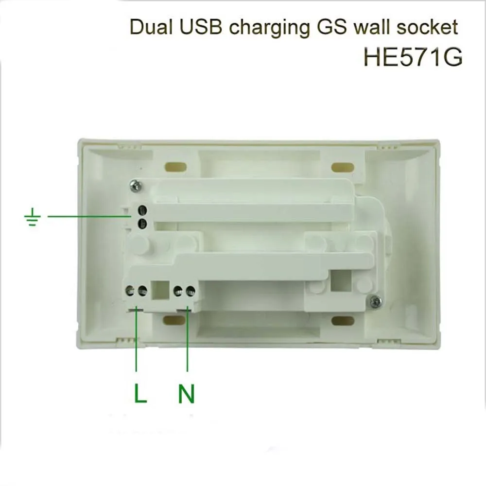 Настенные розетки USB настенная розетка с двумя розетками ЕС, французские розетки переменного тока 16А настенная розетка с двумя портами usb для зарядки ПК противопожарная панель