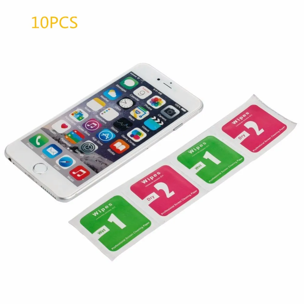 

10 set /LOT Camera Lens Phone LCD Screen Dust Removal Tool Dry Wet Cleaning Wipes Paper Set for iPhone Sumsung Computer 70