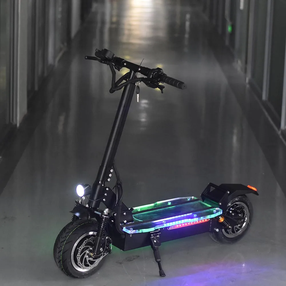 

2pcs 1600W dual engine Electric Scooter 11 inch with 60V/3200W Motor Strong Power fat Foldable P1