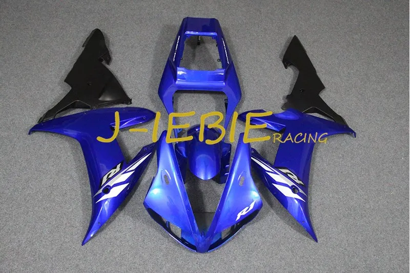 

Blue black Injection Fairing Body Work Frame Kit for Yamaha YZF 1000 R1 2002 2003
