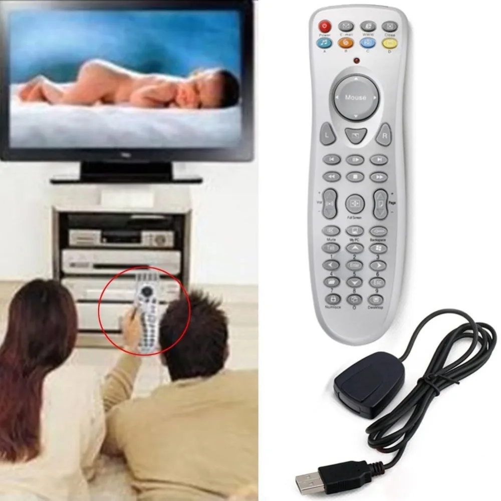 

PC Remote Control Universal Infrared Remote Controller Digital Controller Media PC Computer Remote Controller and USB Cable