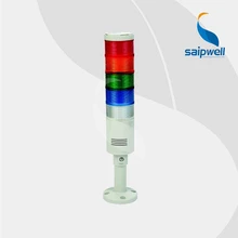 10 Вт 5 слоев светодиодный промышленный башня сигнальная лампа/высокая производительность лампа ровного света многоуровневые Предупреждение света(LTA506-5T