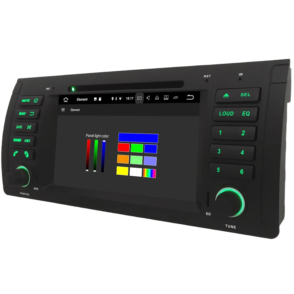 Cheap 7" Octa Core 4G WIFI Android 8.1 4GB RAM 64GB ROM RDS FM Car DVD Player Stereo Radio Head Unit GPS Glonass For BMW E53 E39 M5 X5 2