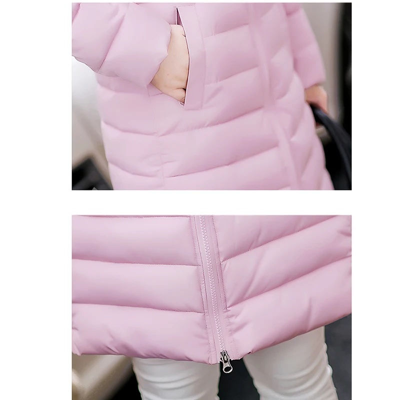 Женские зимние пальто, поступление, зимняя куртка средней длины, женская теплая пуховая Хлопковая женская зимняя куртка s и пальто Casaco