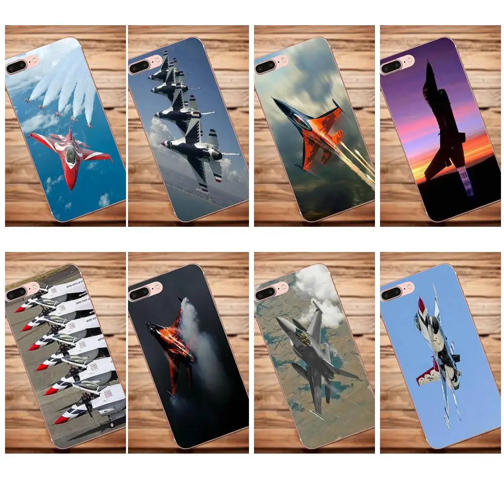 For Galaxy Alpha Core Prime Note 4 5 8 S3 S4 S5 S6 S7 S8 S9 mini edge Plus Soft TPU Case F16 Fighting Falcon Cars Vehicles | Мобильные