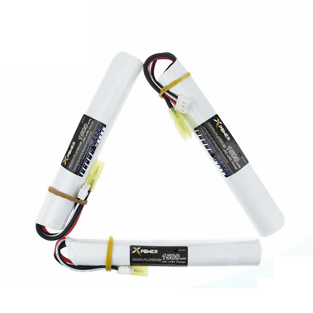 1/2/3pcs 7.4V 1500MAH 15C XPower RC lithium battery AKKU Mini Airsoft
