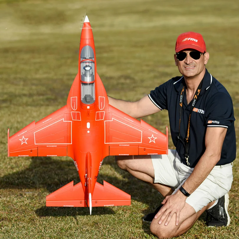Радиоуправляемый самолет FMS яка 130 V2 70 мм Ducted Fan EDF Jet большой масштаб модель