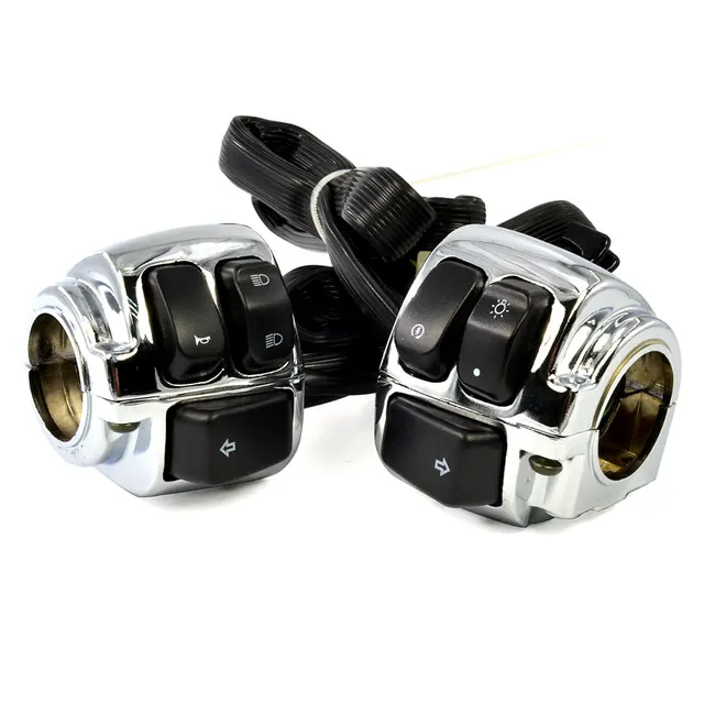 BJMOTO Motorcycle Handlebar Control Switch For Harley SOFTAIL, DYNA