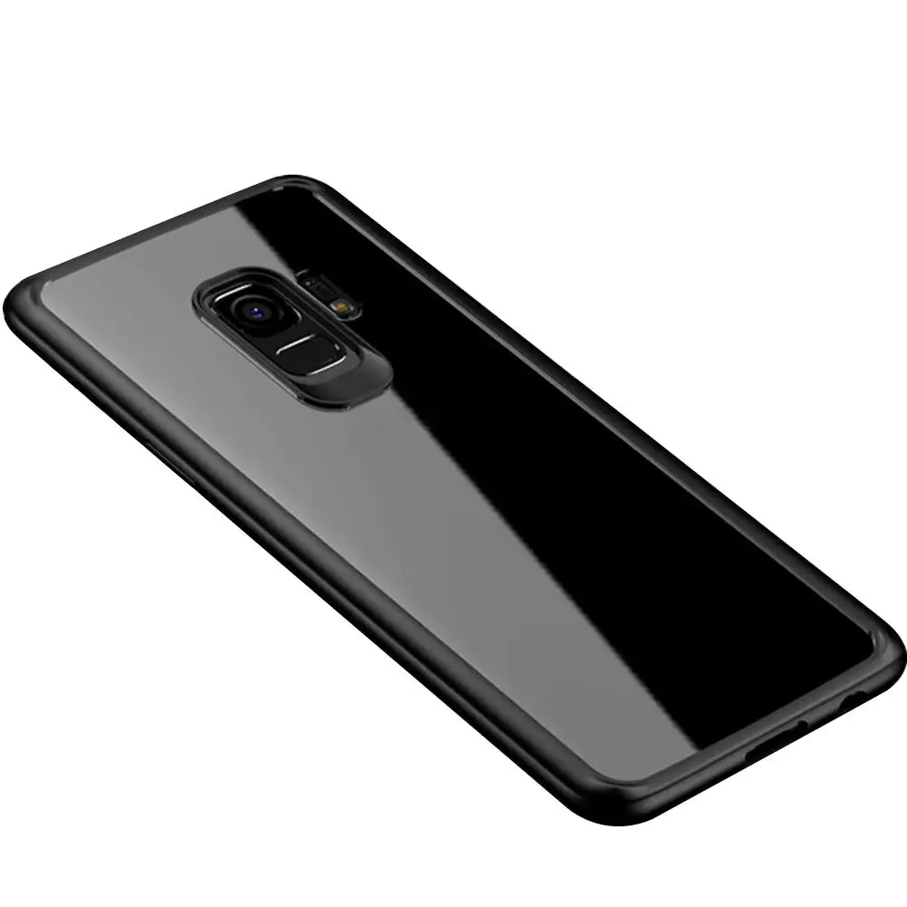 

Solid Color Edges Silicone Ultra-Slim Case Cover for Samsung Galaxy S9/S9 Plus