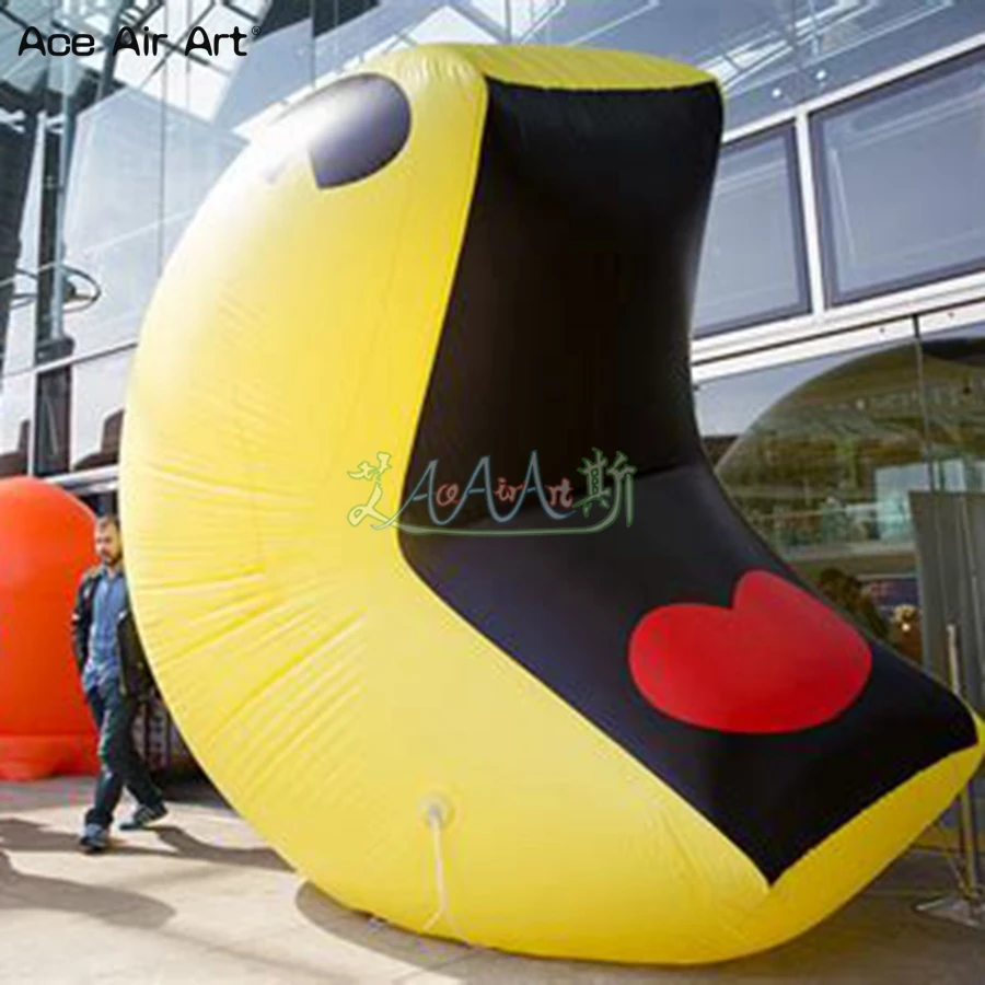 

Portable cartoon model inflatable pac man,fashionable pac man replica for party and events decoration