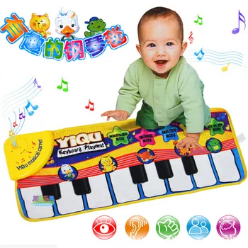 Baby Music Carpet Baby Music Mat Educational Baby Kid Child Piano Music Plat Mat 72*29cm