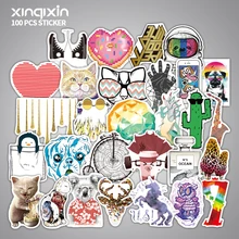 100PCS Marvelous animal world Stickers Phone Skateboard Doodle Decal Home Toy Luggage Laptop Car Styling Waterproof DIY Sticker