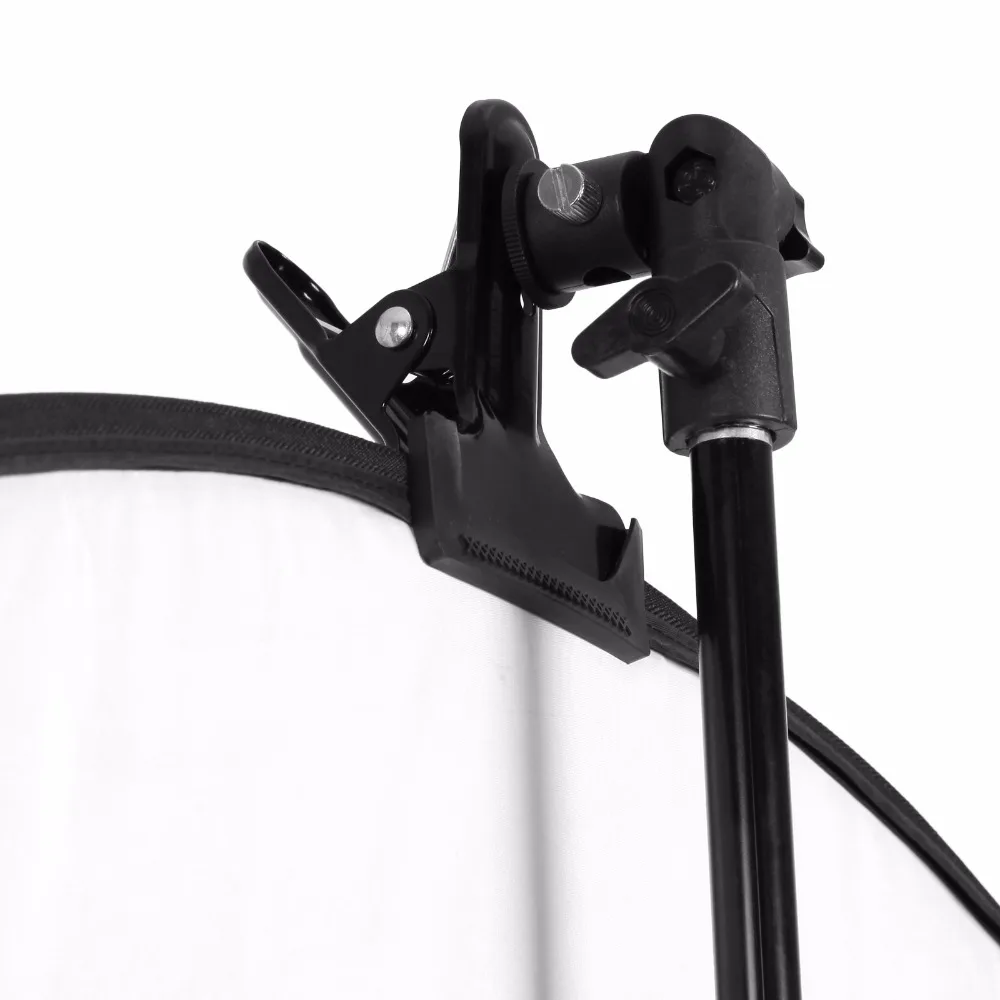 Reflector Clamp Clip Holder Light Stand Attachment 14 to 38 Screw Mount Swivel Adapter For Photo Studio Reflector & Background (11)