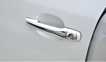 

For Peugeot 308 2012 2013 2014 2015 2016 steel side door handle cover trim strips 8pcs