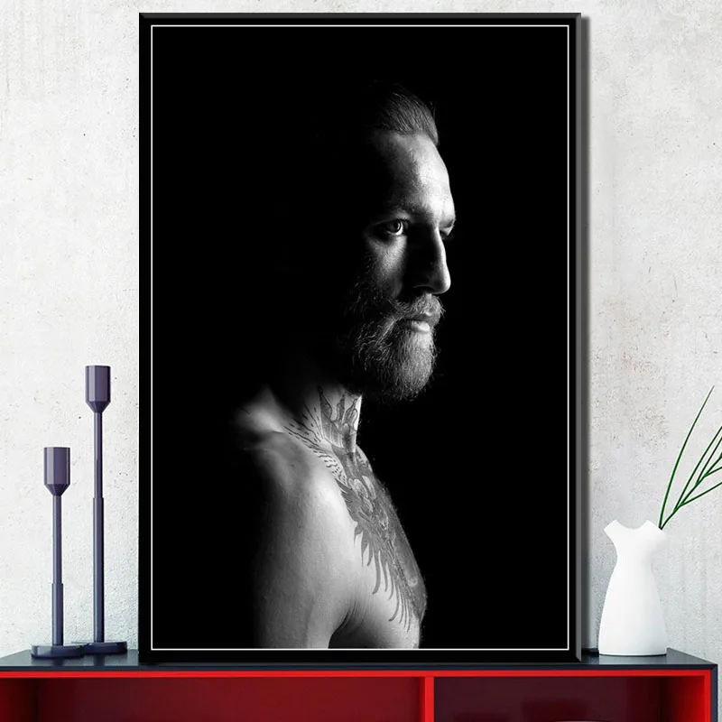P131 Conor McGregor файтинг боксерский спортивный плеер Художественная Роспись Шелковый