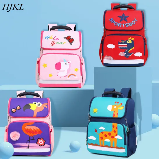 

HJKL laptop backpack mochila masculina sac a dos Korean version gift children's cute backpack boys and girls light personality