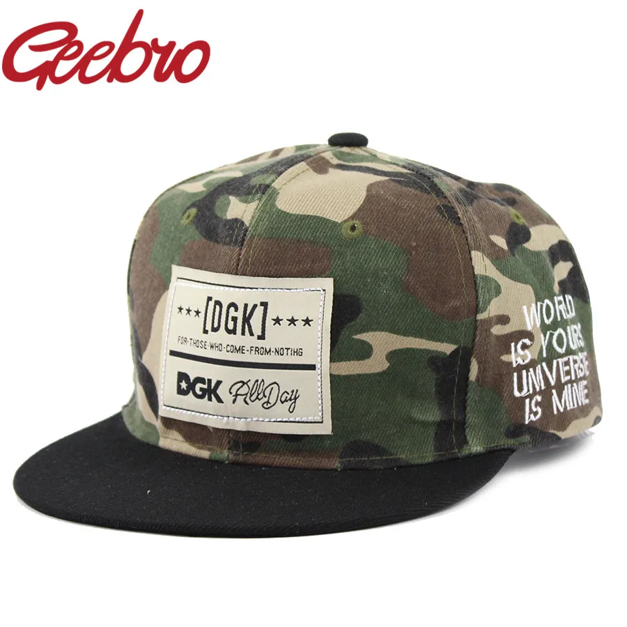 Topi Bisbol Kasual Kamuflase DGK Mode 
