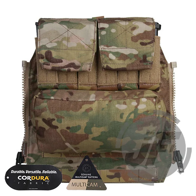 Emerson Tactical Pack Zip on Panel EmersonGear Plate Carrier Zip on Back Bag w/ Magazine Pouches