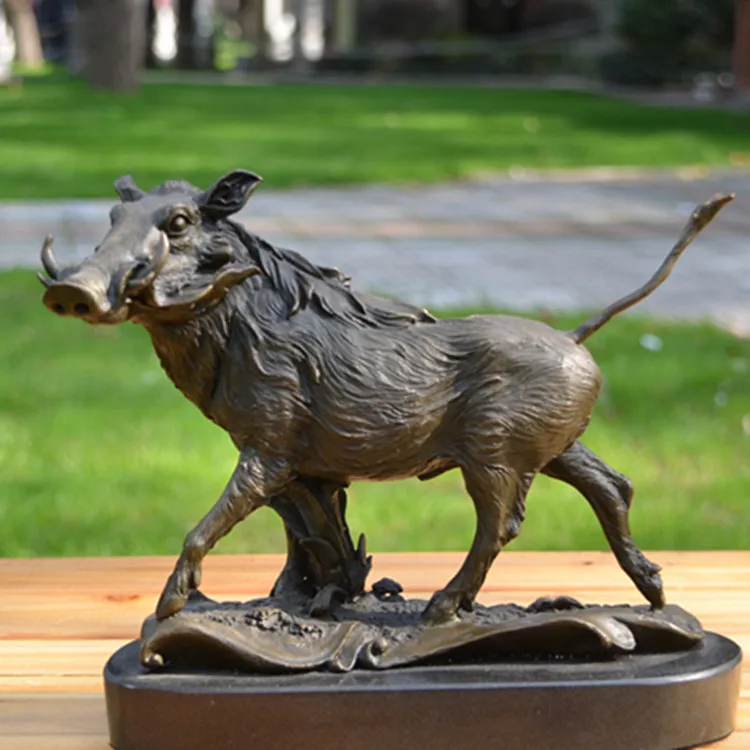 

The bronze statue ornaments ornaments Warthog art crafts jewelry Home Furnishing housewarming gift decoration Feng Shui