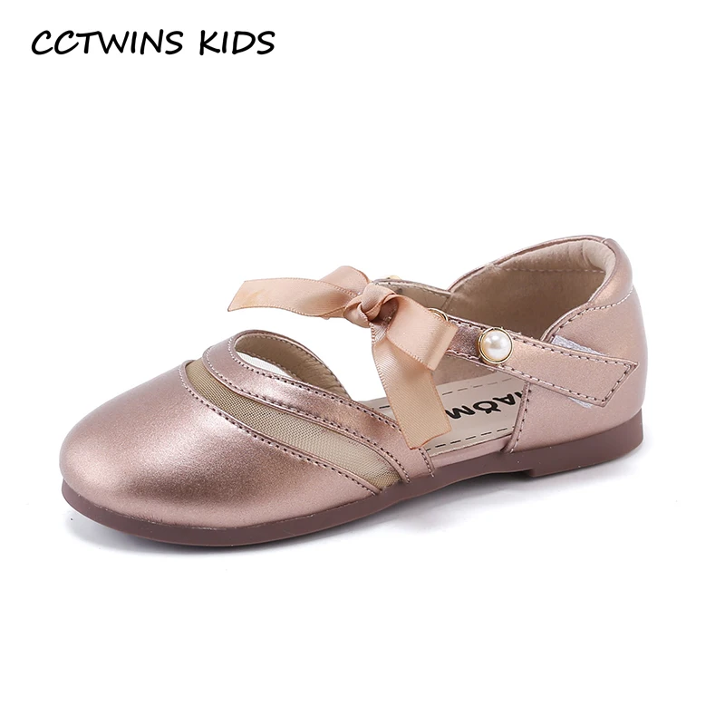 

CCTWINS Kids Shoes 2019 Spring Girls Dress Princess Shoes Children Party Rhinestones Flats Baby Fashion Mary Jane Shoes GM2362