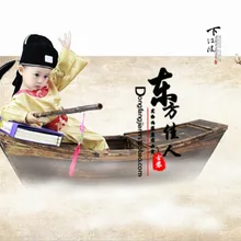 Xiajiangling Тан поэт libai для маленьких мальчиков на день рождения фотографии костюм древняя китайская одежда для Маленький мальчик 90cmh