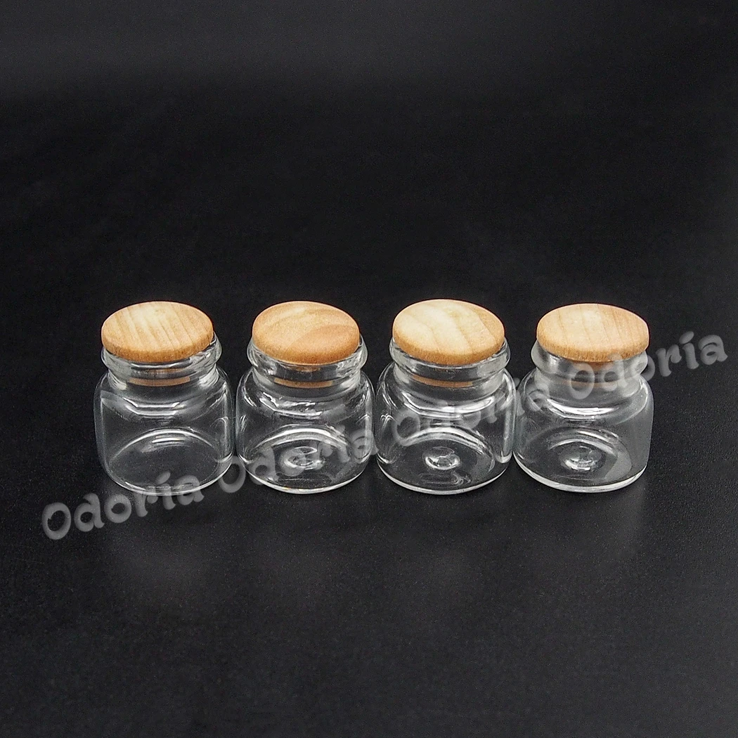 Odoria 1:12 Miniature 4PCS Glass Bottles Jars Dollhouse Kitchen Accessories - Image 2