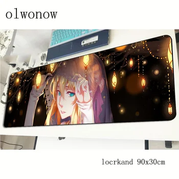 

violet evergarden mouse pad 900x300x3mm thick mousepads gaming mousepad gamer locked edge personalized mouse pads keyboard pad