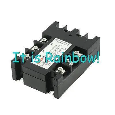 

Free Shipping 3.5-32VDC/480VAC 25A DC to AC 3 Phase SSR Solid State Relay w Indicator Light