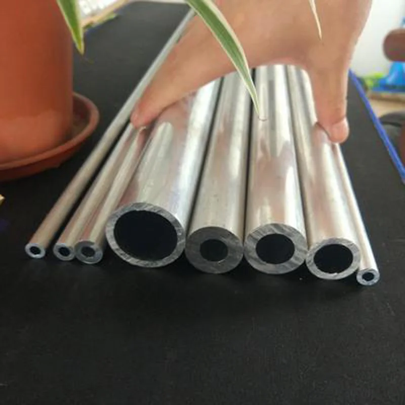 

1Pcs 3.2mm-6.3mm Inner Diameter Aluminum tube alloy Hollow AL rod hard bolt pipe duct vessel 300mm L 10.1mm-10.7mm OD