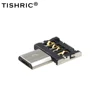 TISHRIC 10Pcs OTG Type-C OTG Micro USB Adapter USB Type C Charge Data Converter OTG Cable For Mouse Keyboard USB DIsk Flash ► Photo 2/6